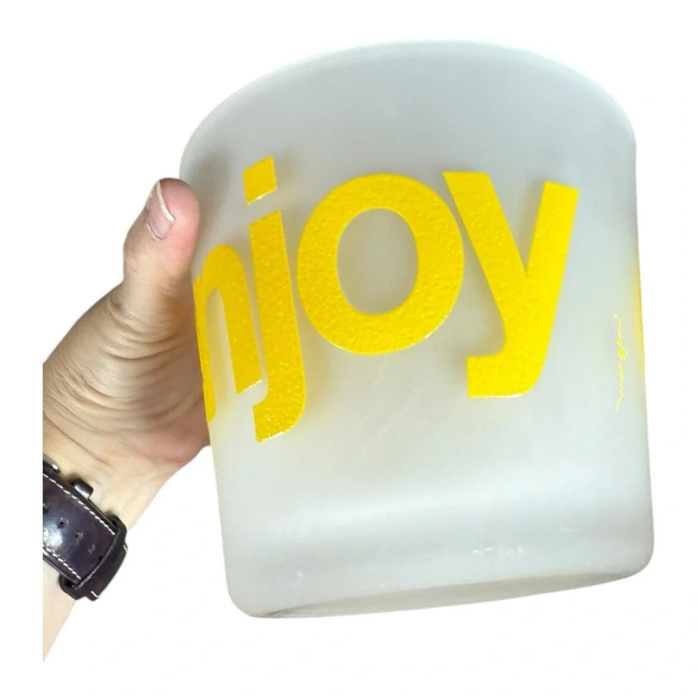 Vintage Morgan Glass‎ Ice Bucket